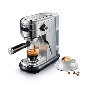 Semi Automatic Super Slim Espresso Cappuccino Machine