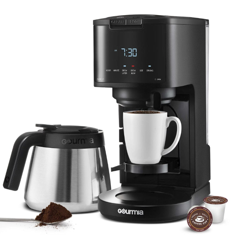 Gourmia Digital Coffee Machine 12-Cup Large Coffee Maker Integrated Coffee  Grind