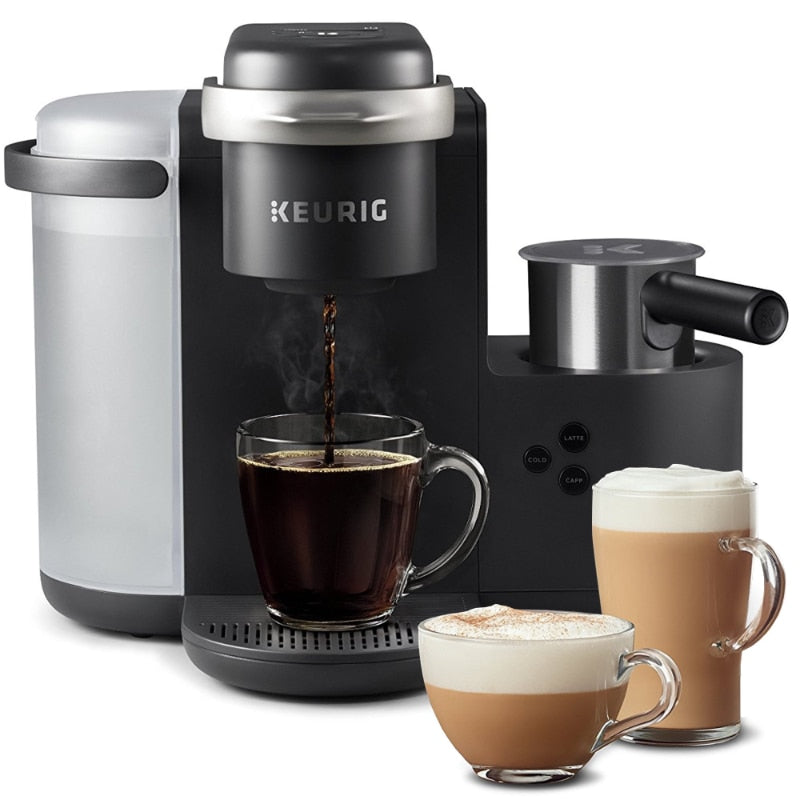 Single Serve K-Cup Coffee Maker with Milk Frother