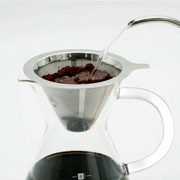 Reusable Coffee Cone Dripper Mesh Strainers