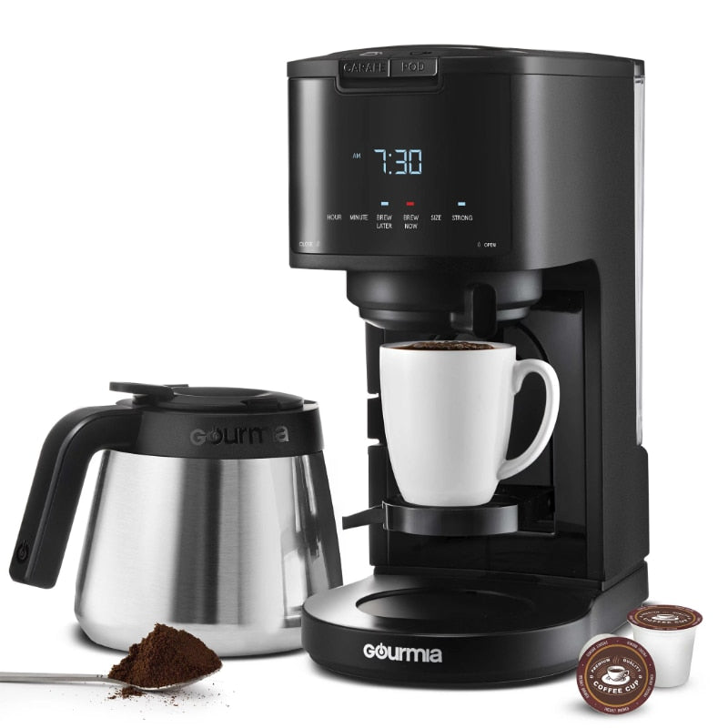 2-in-1 Single-Serve & 12 Cup Coffee Maker