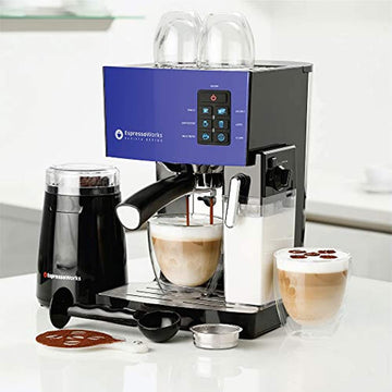 All-In-One Espresso Maker with Milk Steamer